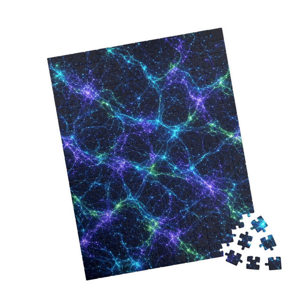 Neon Mycelium - Original Glow Jigsaw Puzzle