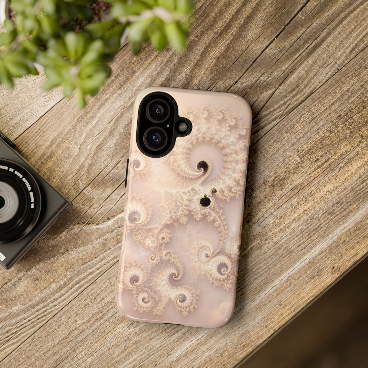 Copper Infinity - Champagne Pearl Phone Case