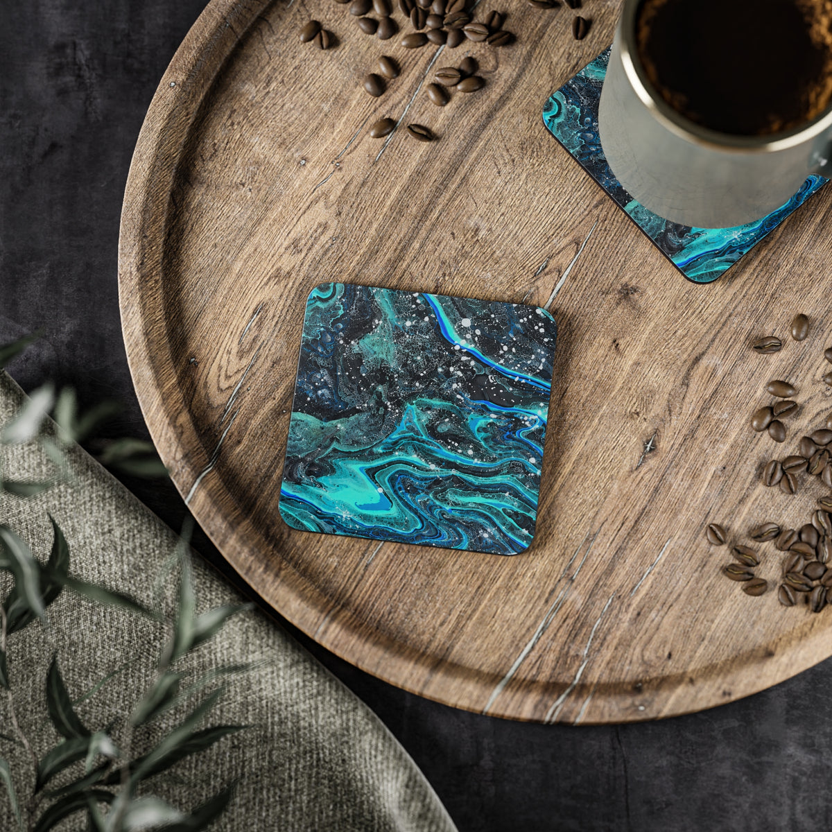 BLXNTT Deep Current Pour Coasters (Single or Set of 4)