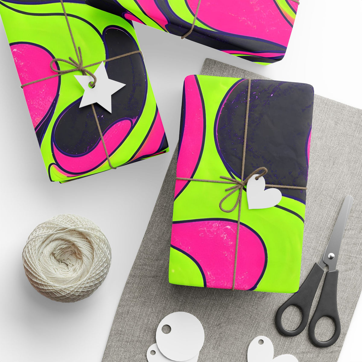 Fillmore Flow - Blacklight Wrapping Paper