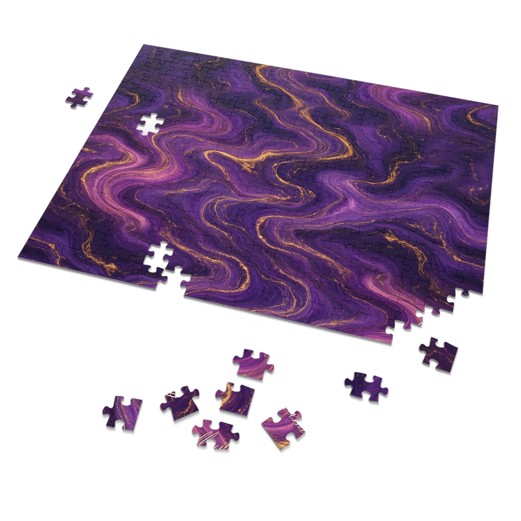 Royal Purple Marble Puzzle
