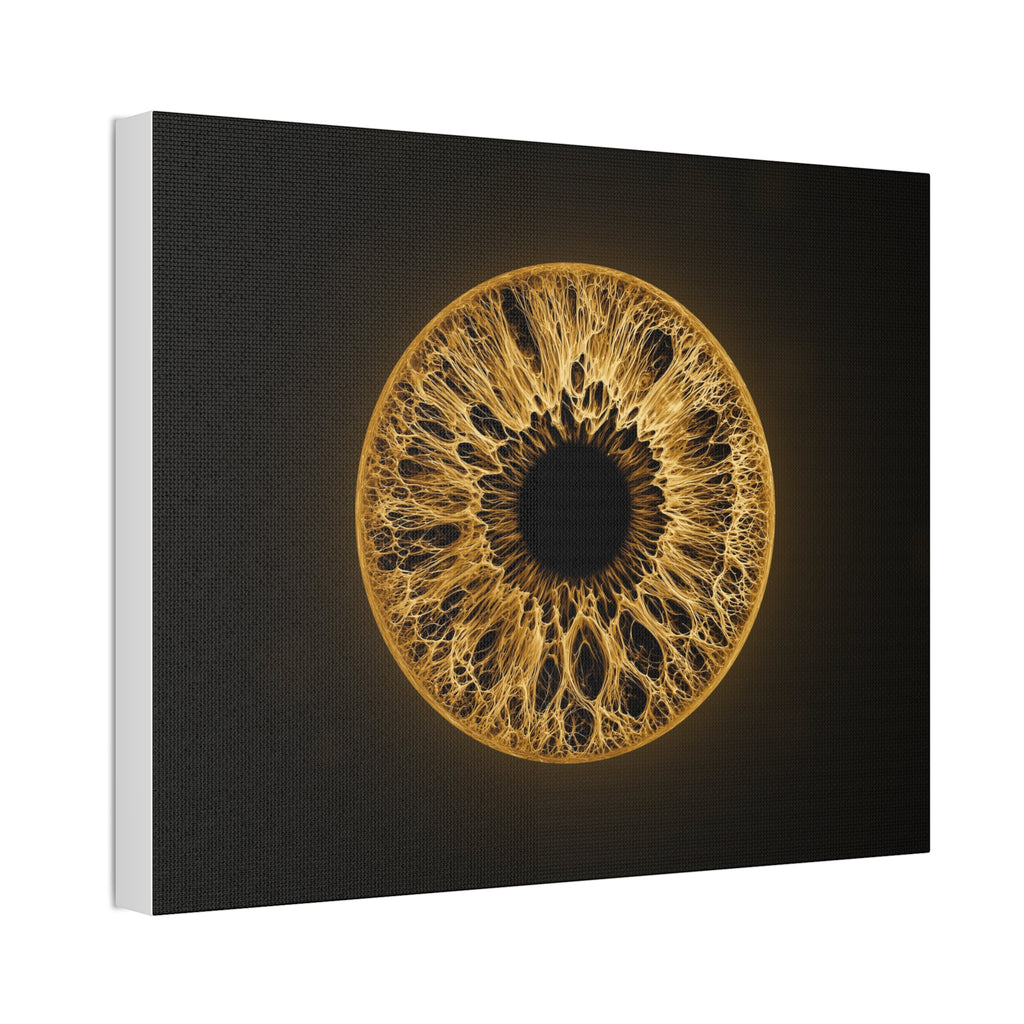 BLXNTT Iris – Lace Web Amber Glossy Canvas