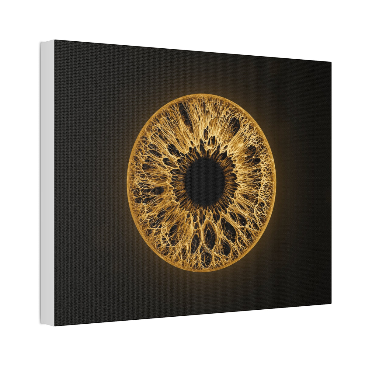 BLXNTT Iris – Lace Web Amber Glossy Canvas