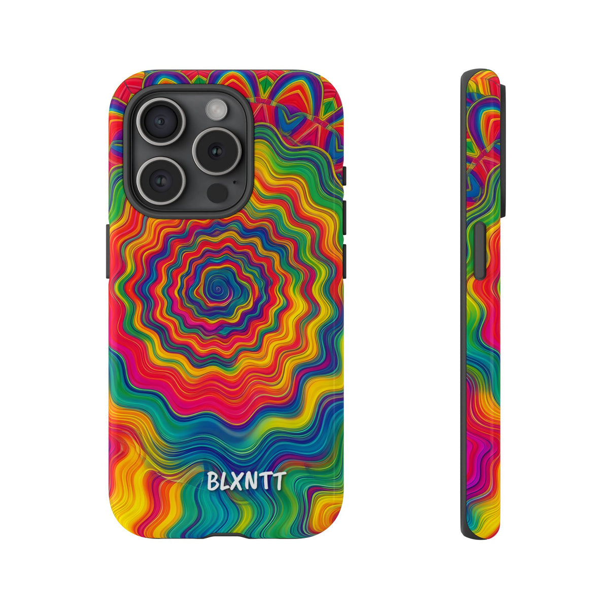 Hypnotic Rainbow Ripple Phone Case