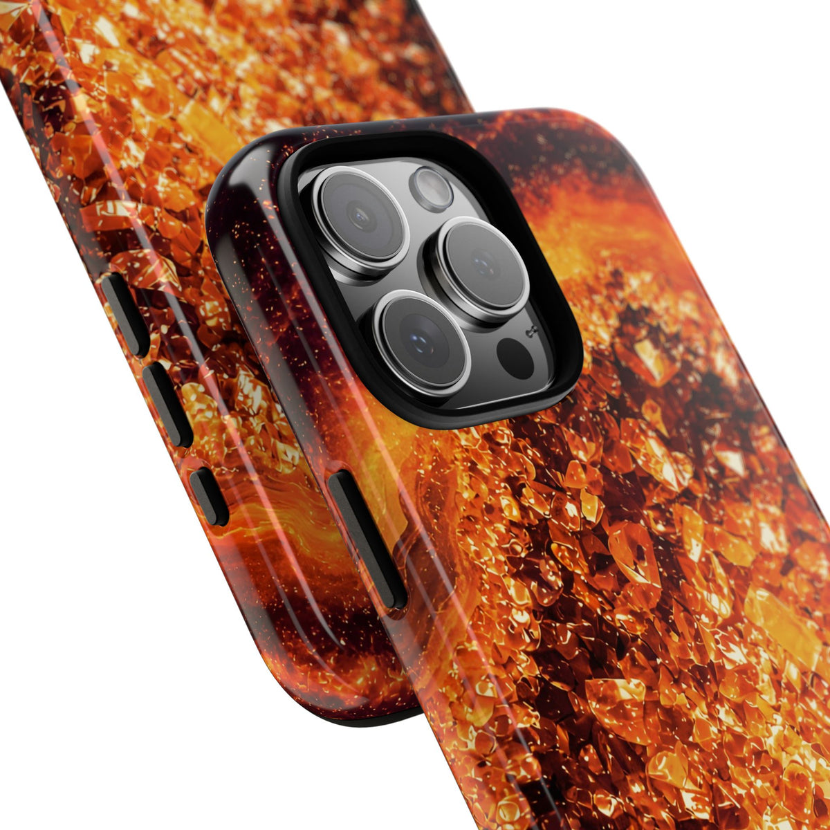 Geode Core - Molten Lava Phone Case