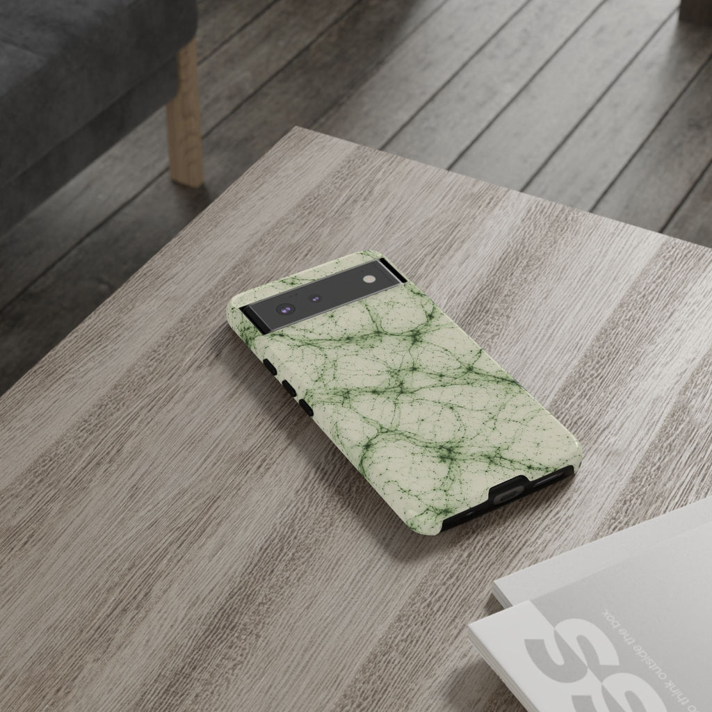 Neon Mycelium - Matcha Latte Phone Case