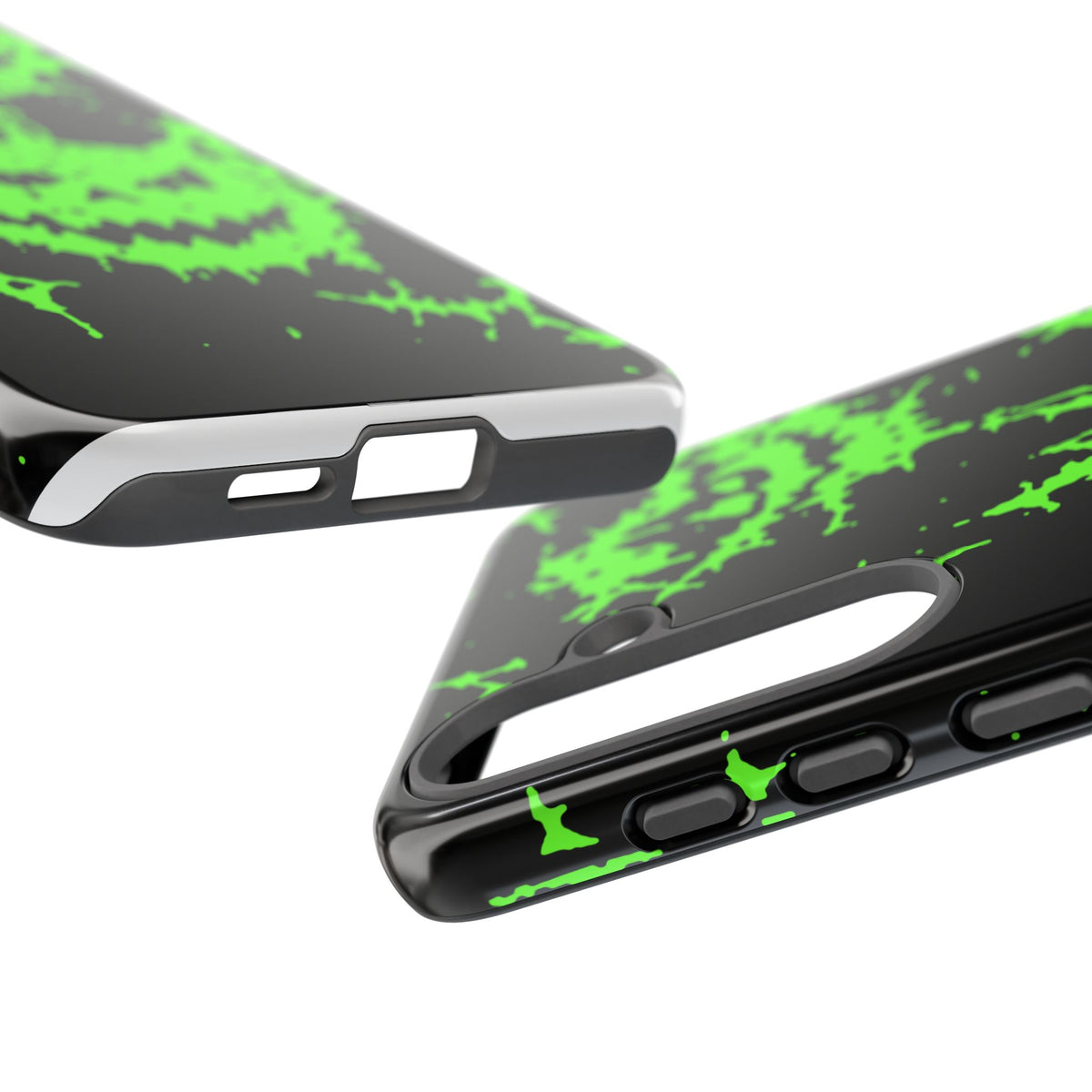 Green Spiderweb Pumpkin Phone Case