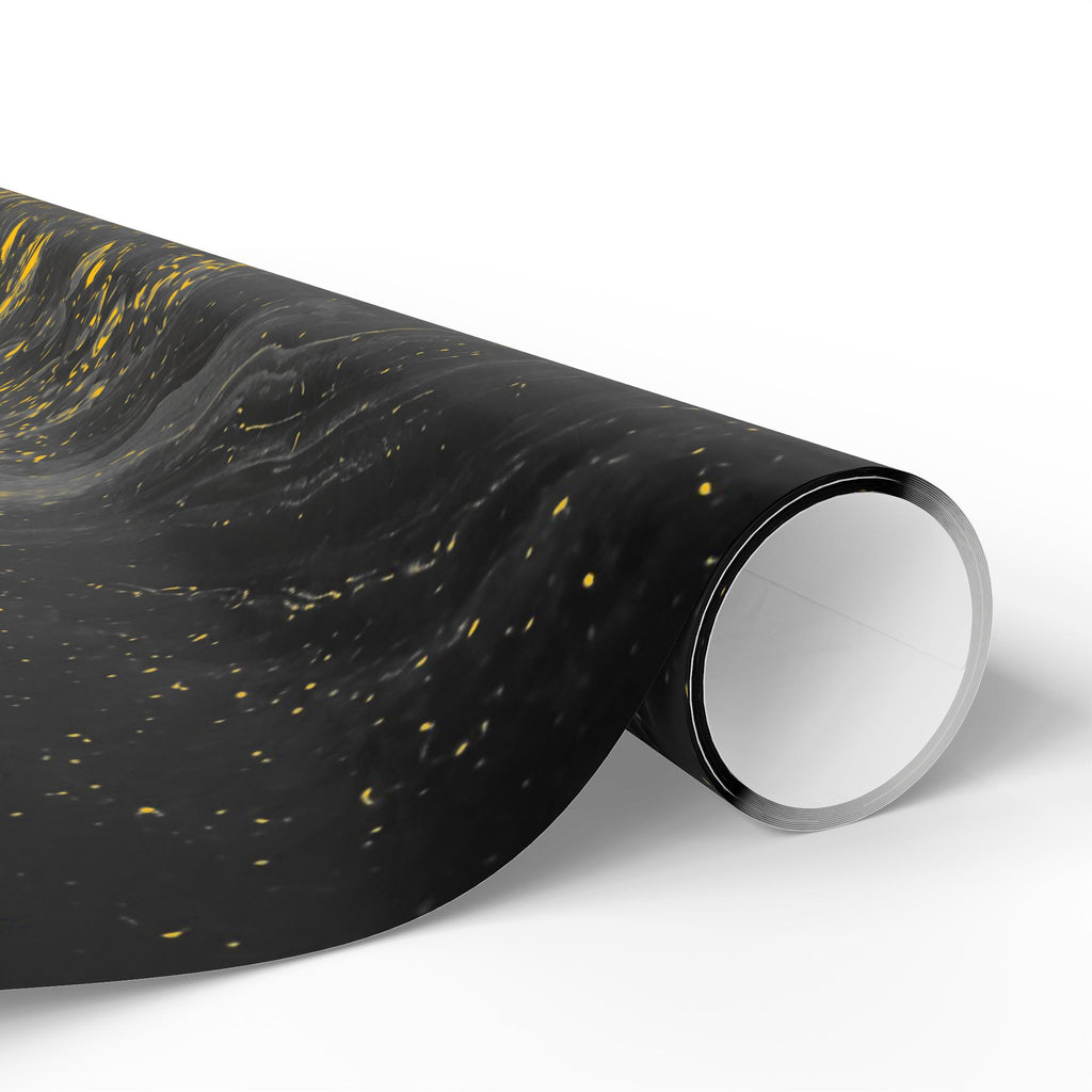 Geode Core - Mono Gold Spark Wrapping Paper