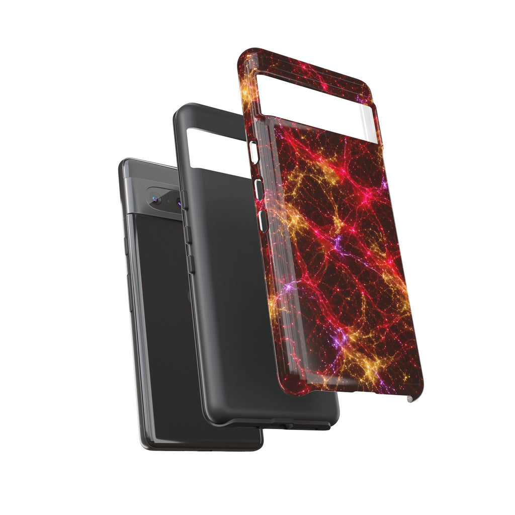 Neon Mycelium - Rainbow Nerve Phone Case