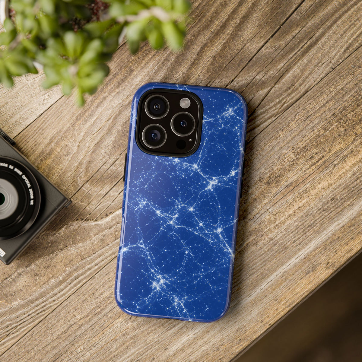 Neon Mycelium - Blueprint Phone Case
