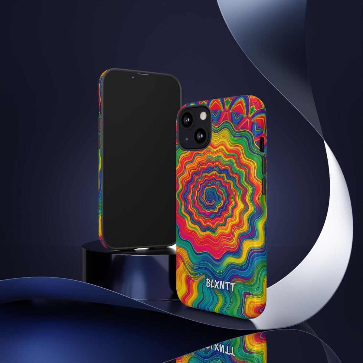 Hypnotic Rainbow Ripple Phone Case
