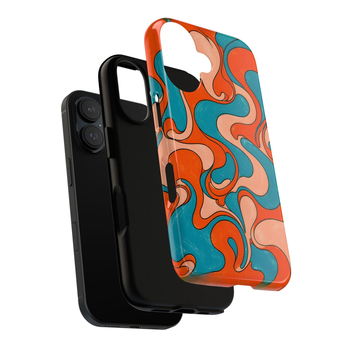 Fillmore Flow - Blood Orange & Teal Phone Case
