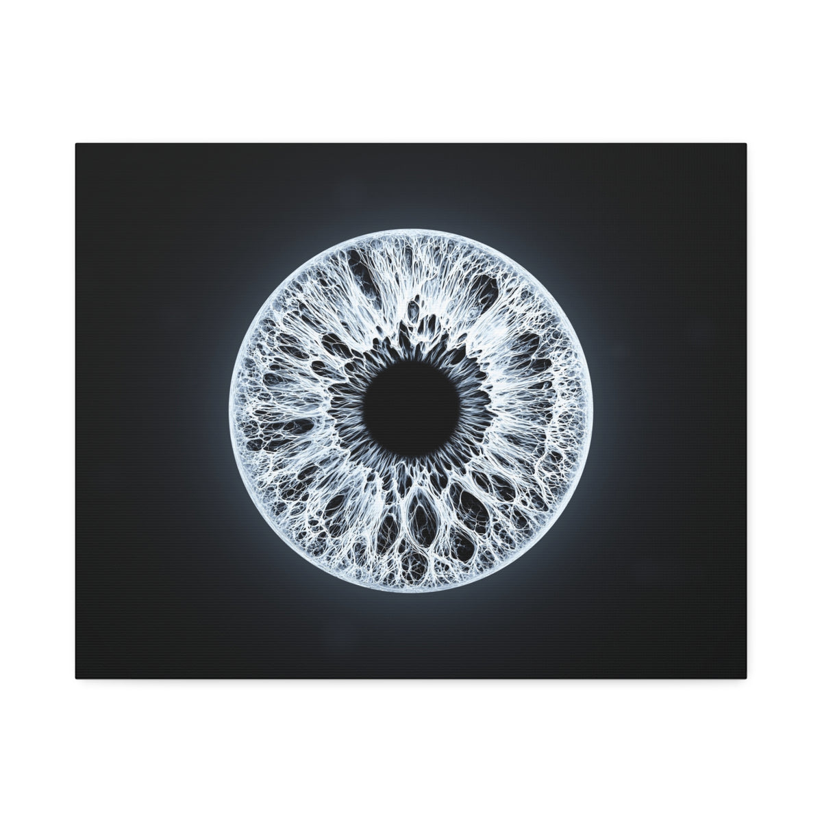 BLXNTT Iris – Lace Web Ice Silver Glossy Canvas