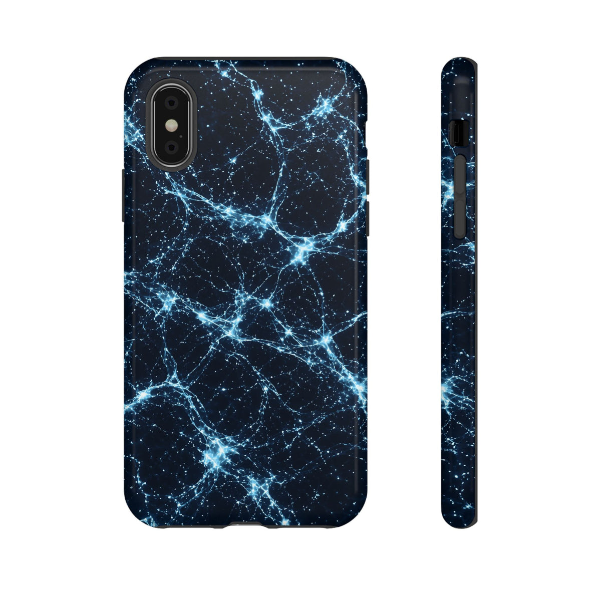 Neon Mycelium - Ice Crystal Phone Case