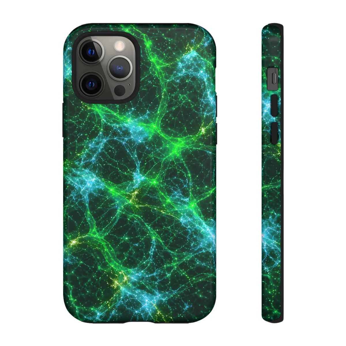 Neon Mycelium - Mermaid Phone Case