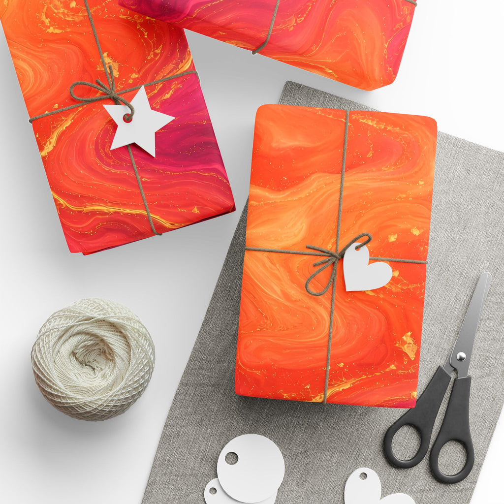 Sunset Marble Wrapping Paper