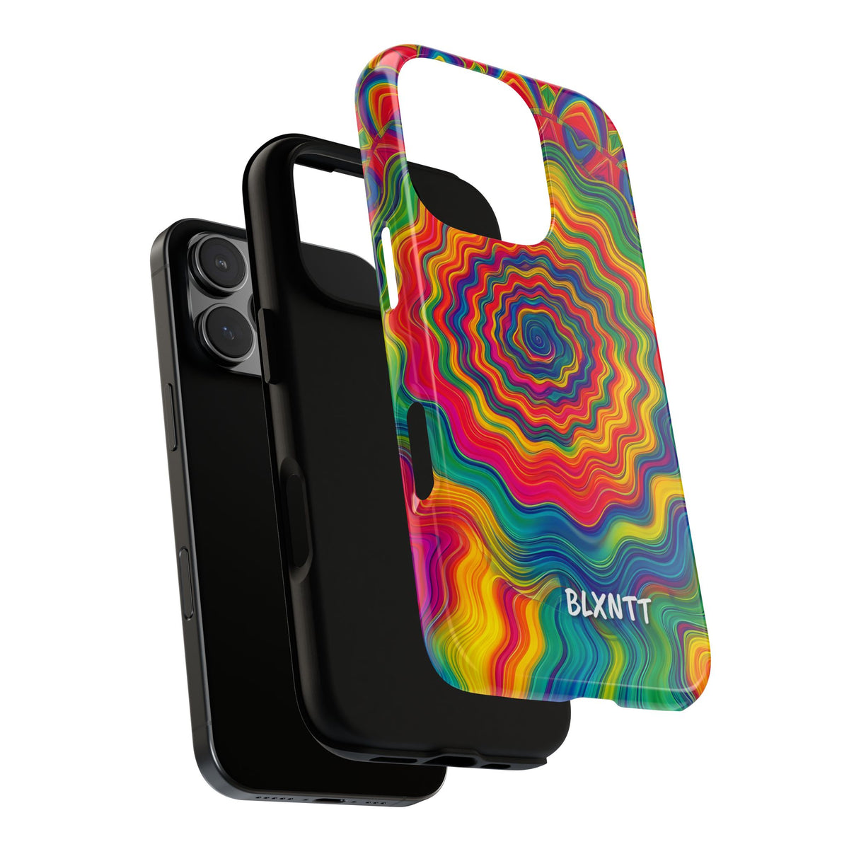 Hypnotic Rainbow Ripple Phone Case