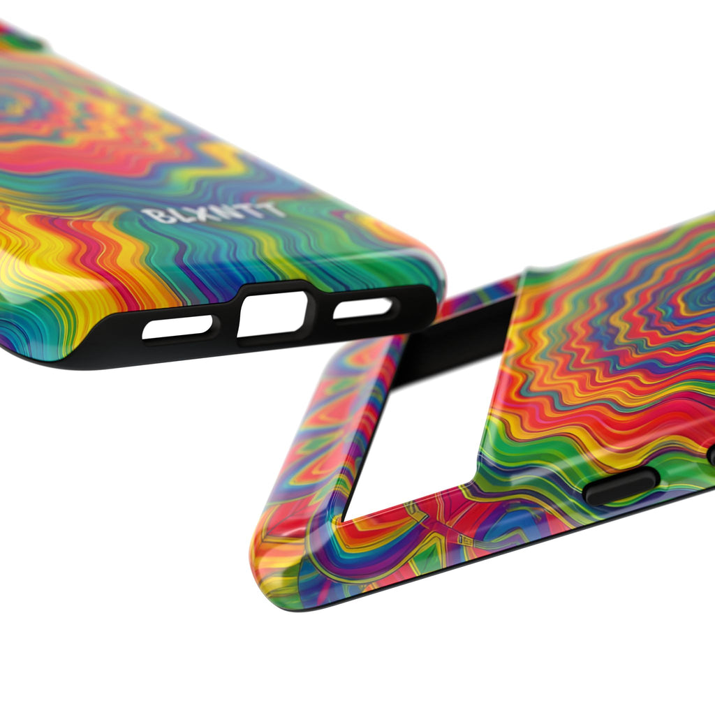 Hypnotic Rainbow Ripple Phone Case