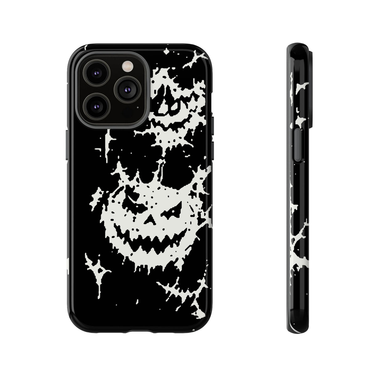 White Spiderweb Pumpkin Phone Case