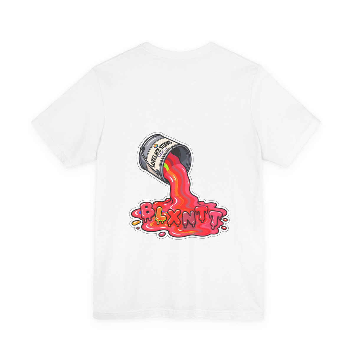 BLXNTT Paint Spill Tee - Red (White)