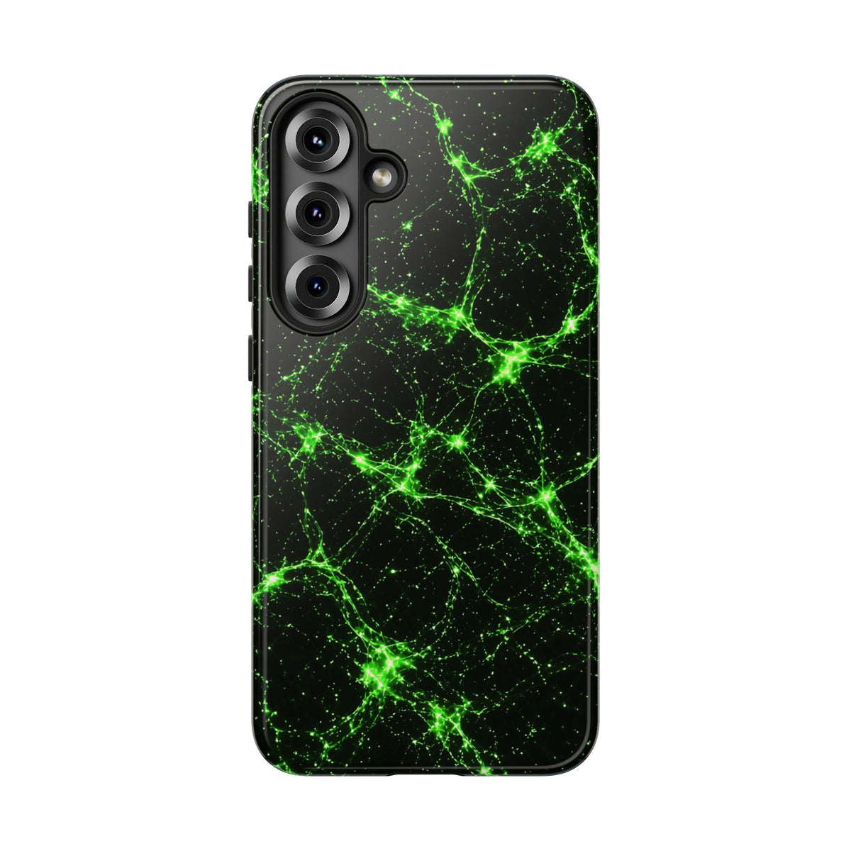 Neon Mycelium - Toxic Lime Phone Case