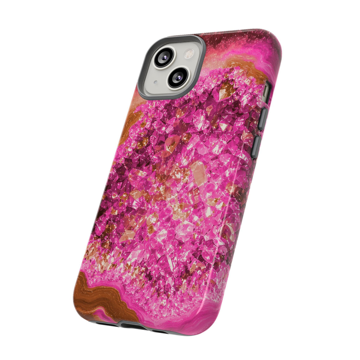 Geode Core - Terracotta Neon Phone Case