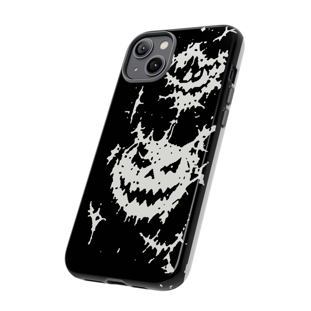 White Spiderweb Pumpkin Phone Case