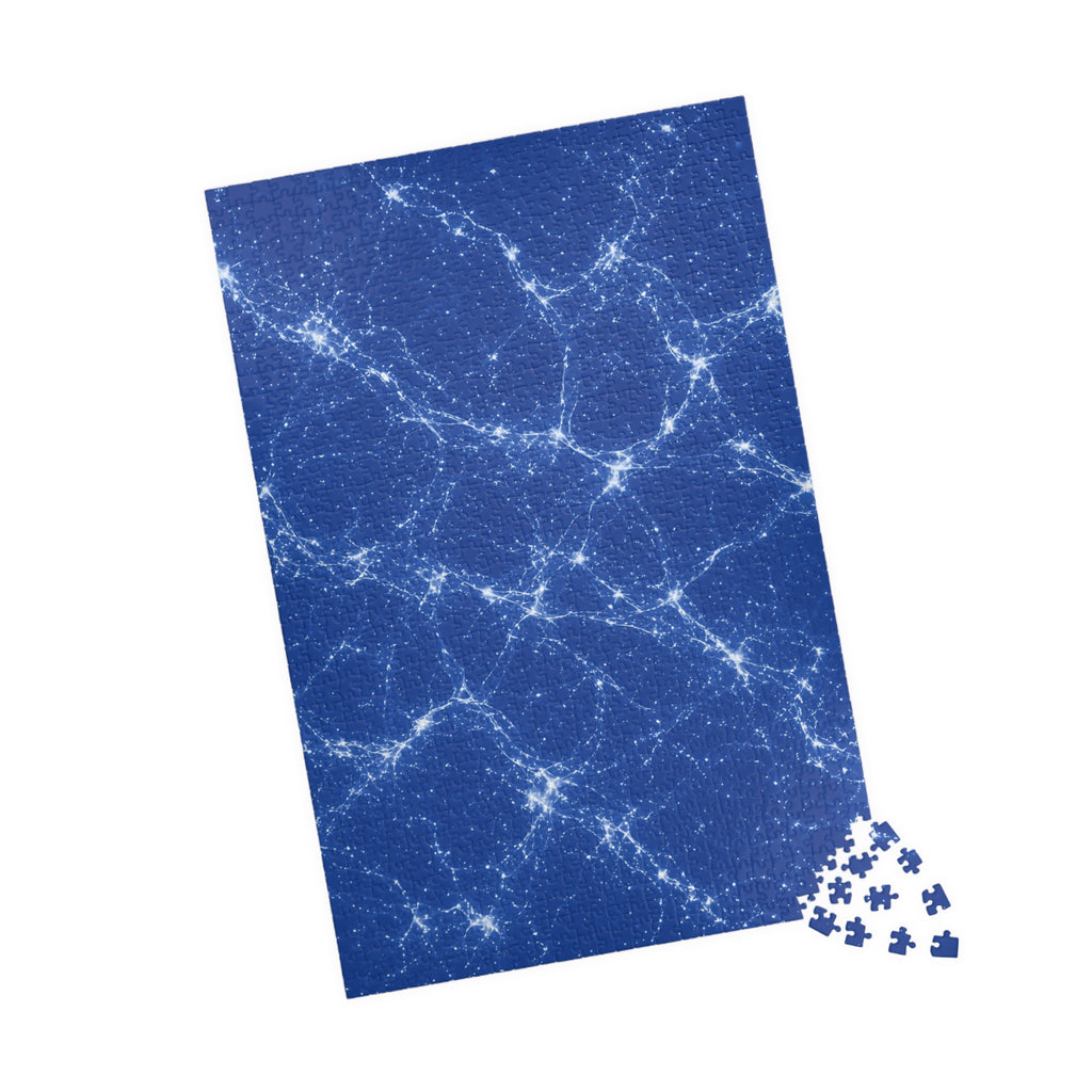 Neon Mycelium - Blueprint Jigsaw Puzzle