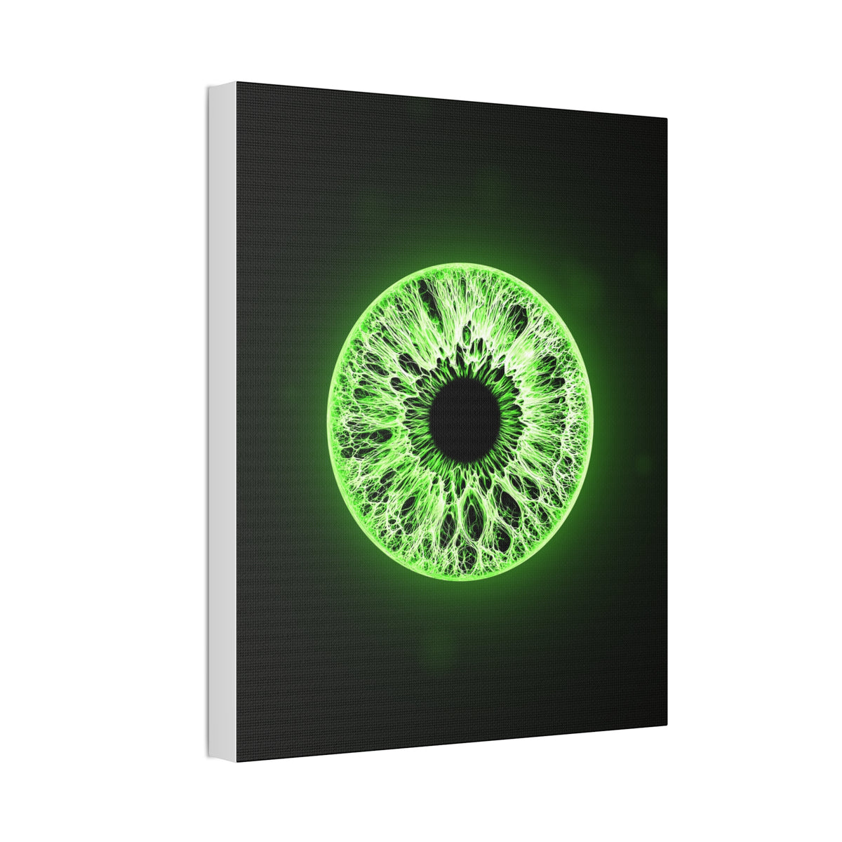 BLXNTT Iris – Lace Web Lime Shock Glossy Canvas