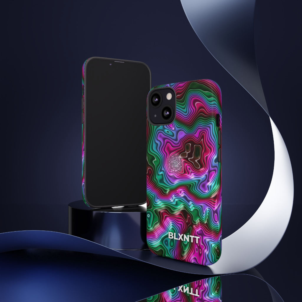 Neon Agate Phone Case