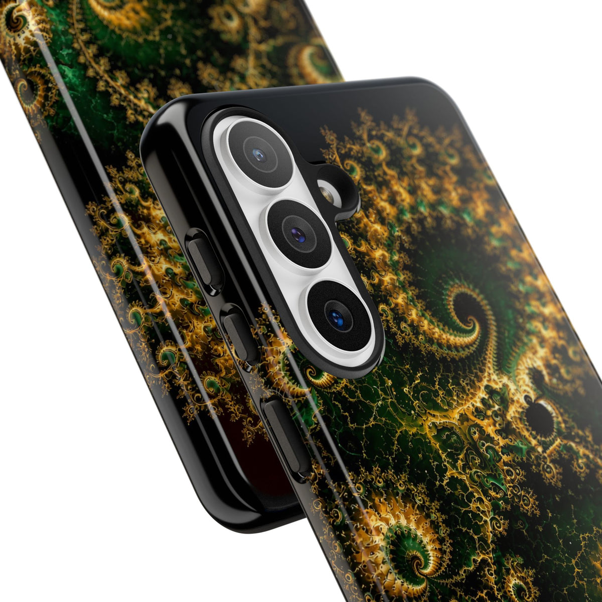Copper Infinity - Emerald & Gold Phone Case