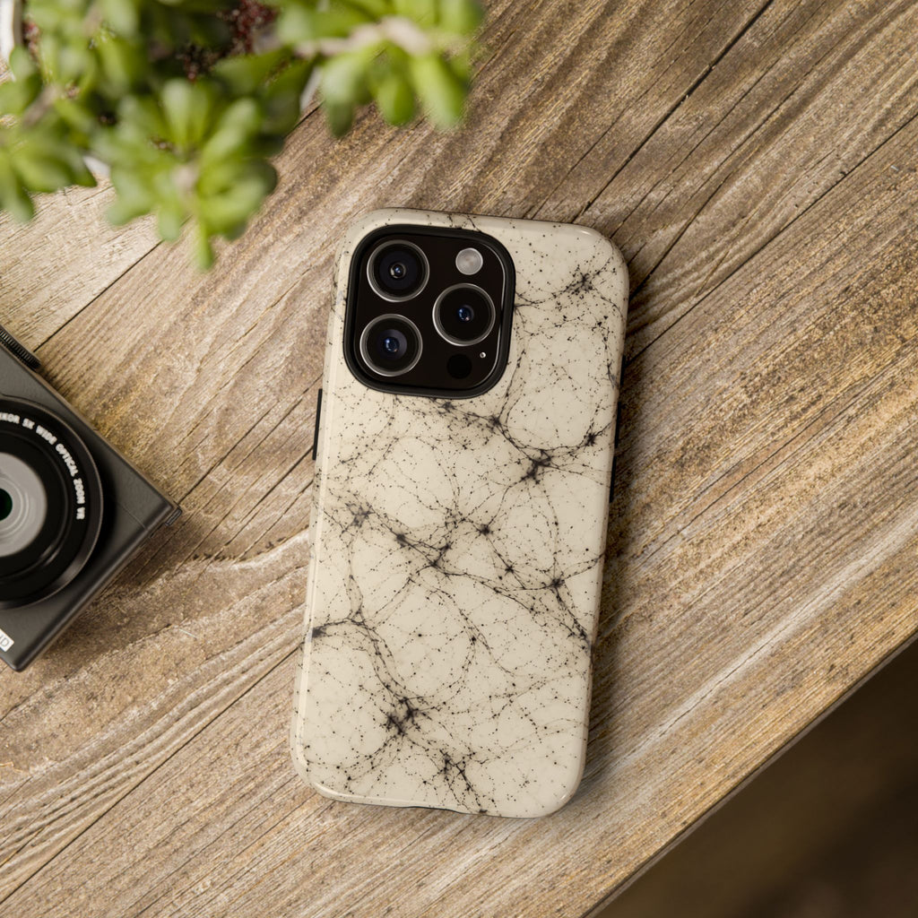 Neon Mycelium - Ink on Paper Phone Case