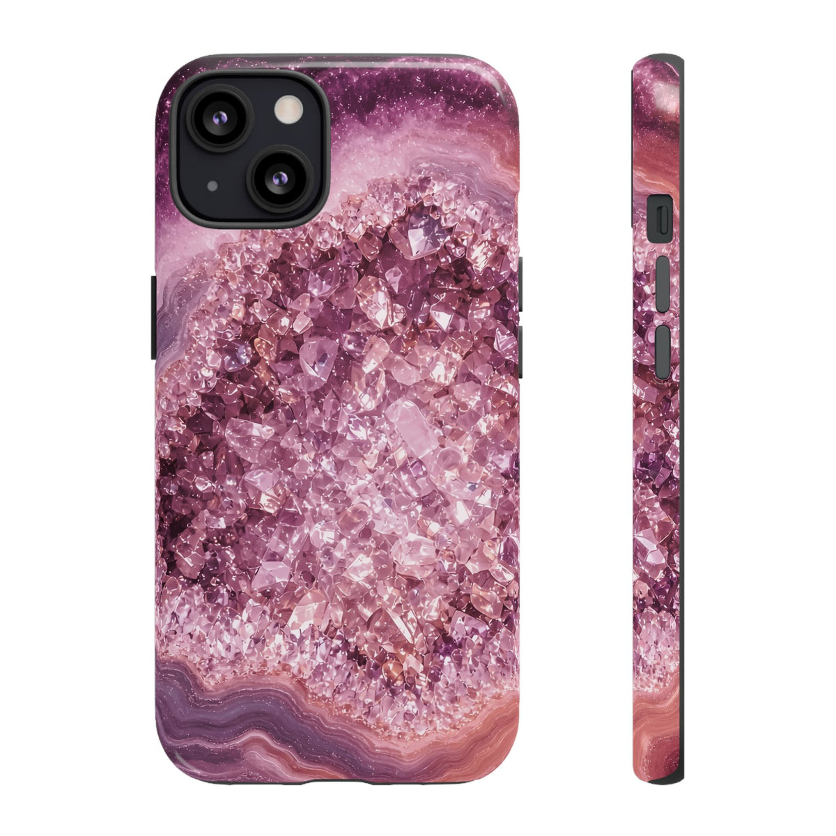 Geode Core - Rose Quartz Phone Case