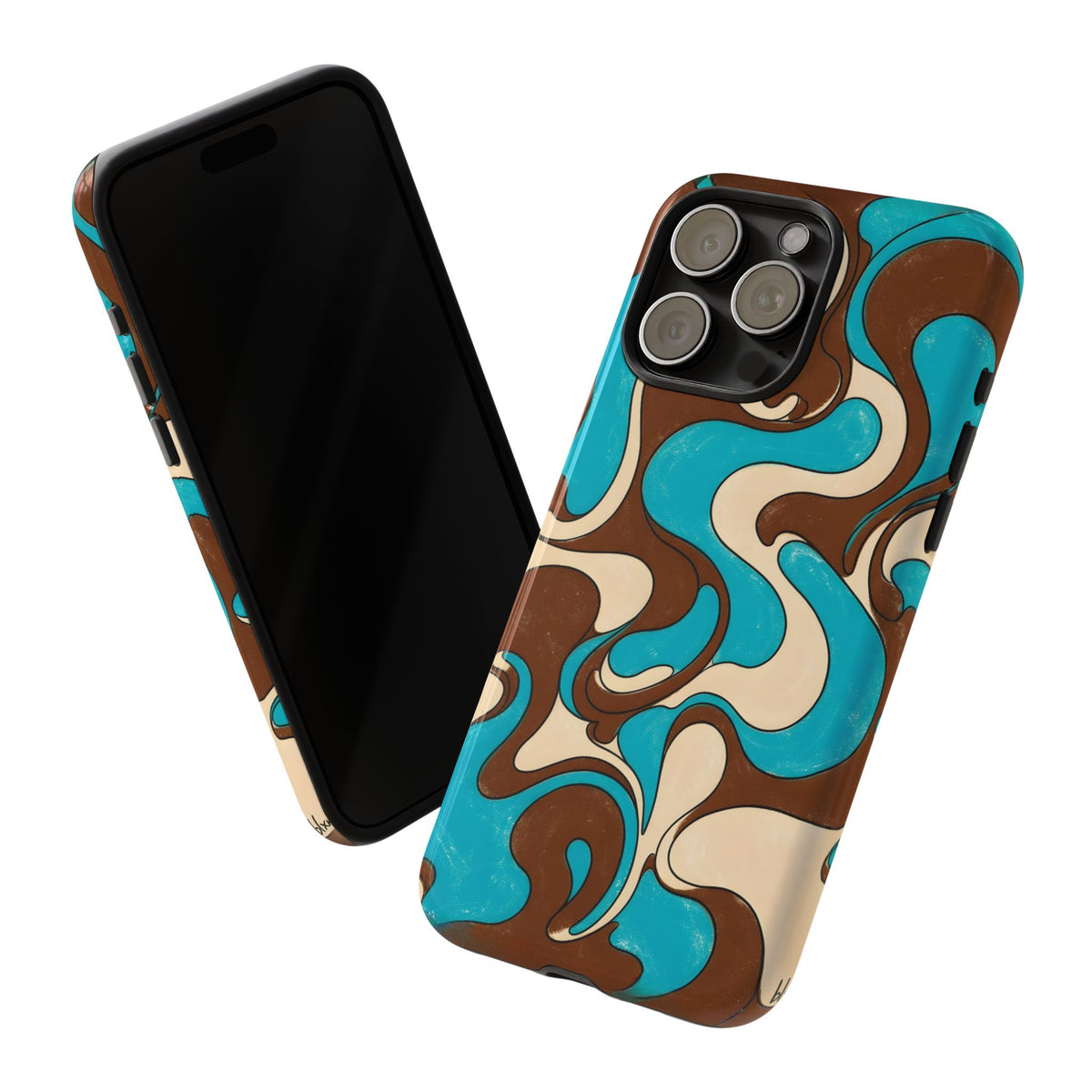 Fillmore Flow - Turquoise & Chocolate Phone Case