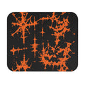 Orange Spiderweb Pumpkin Mouse Pad