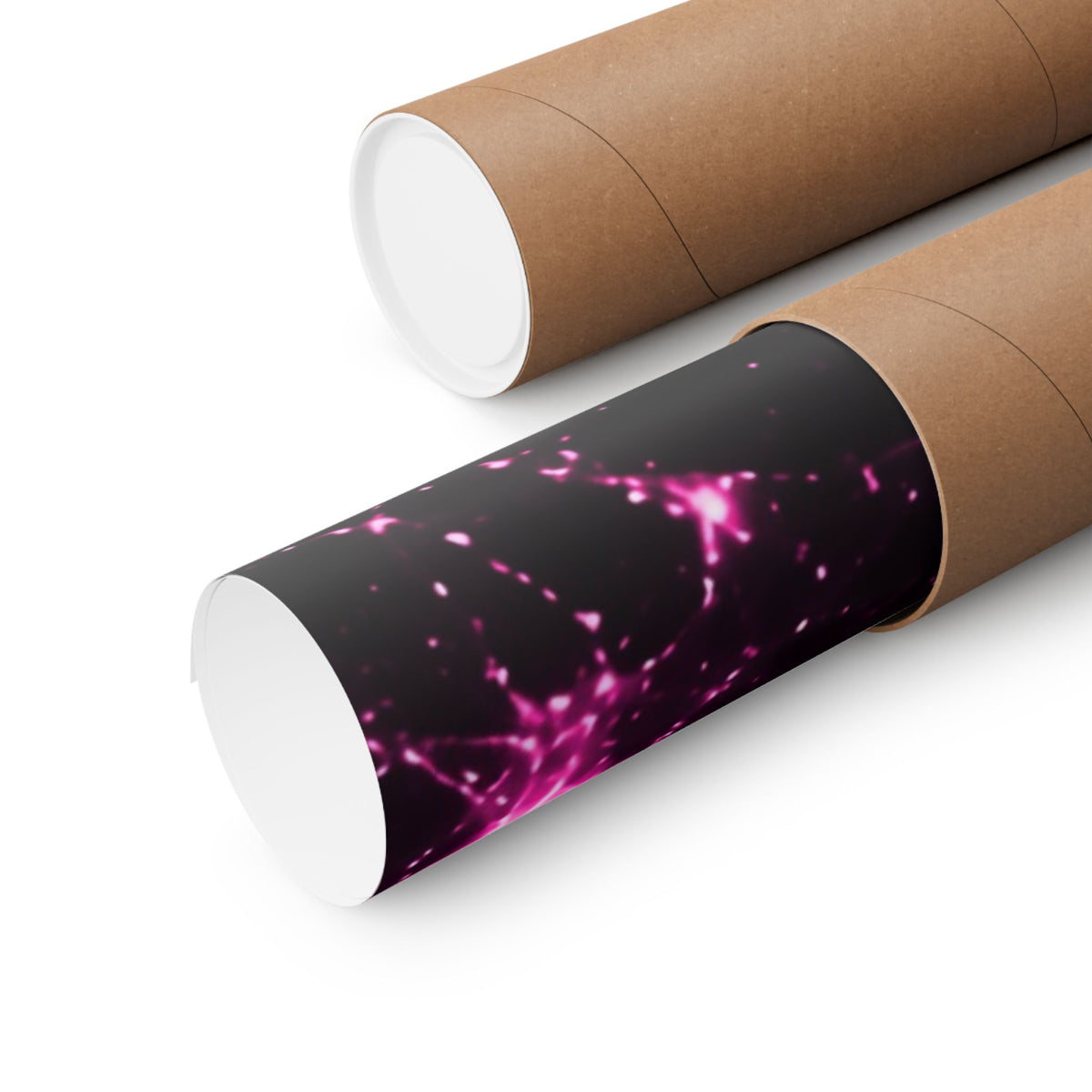 Neon Mycelium - Hot Pink Pulse Poster
