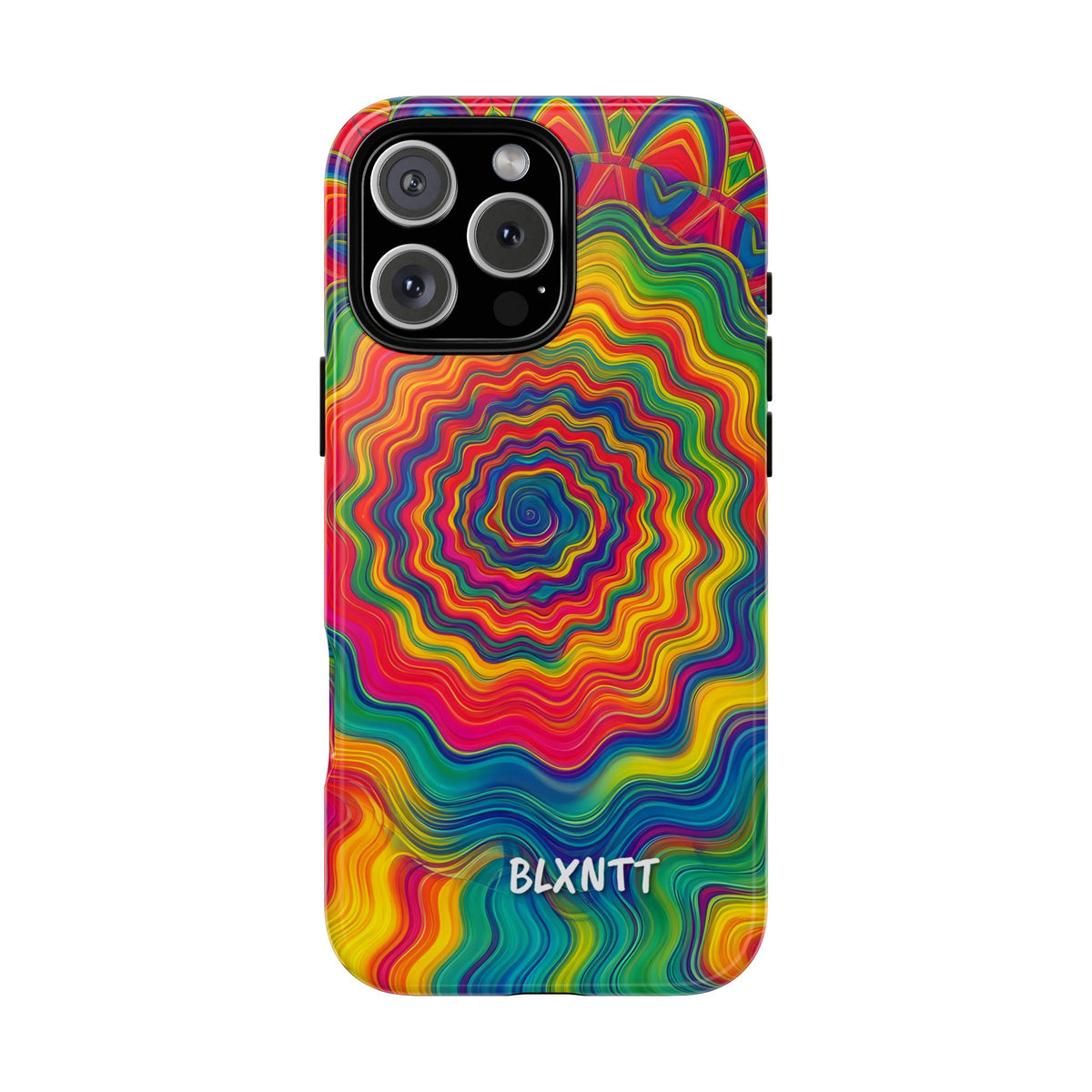 Hypnotic Rainbow Ripple Phone Case