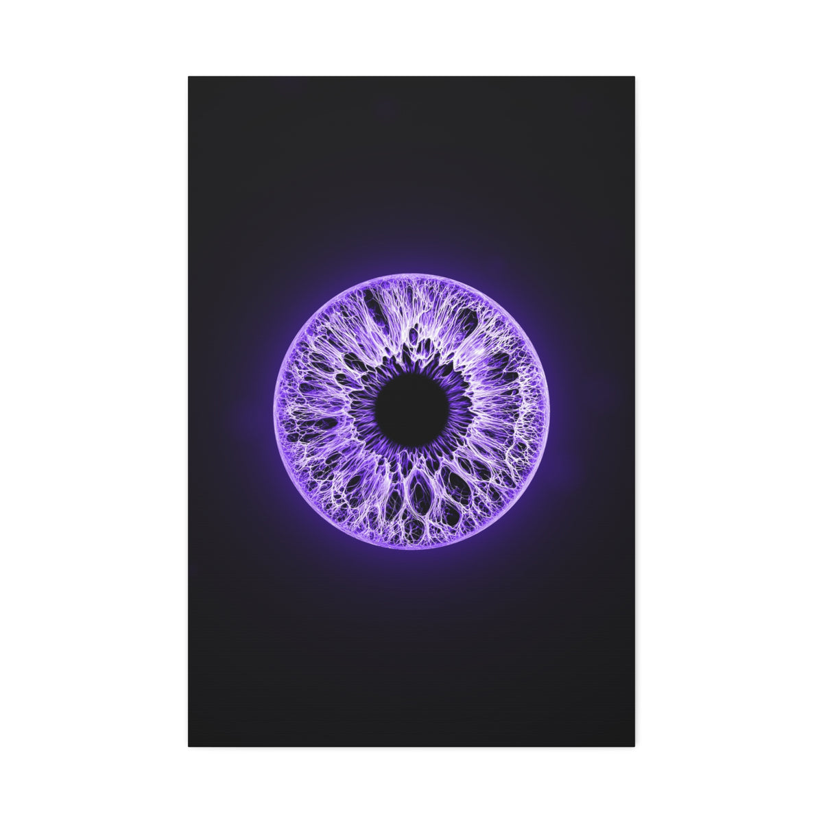 BLXNTT Iris – Lace Web Ultraviolet Glossy Canvas