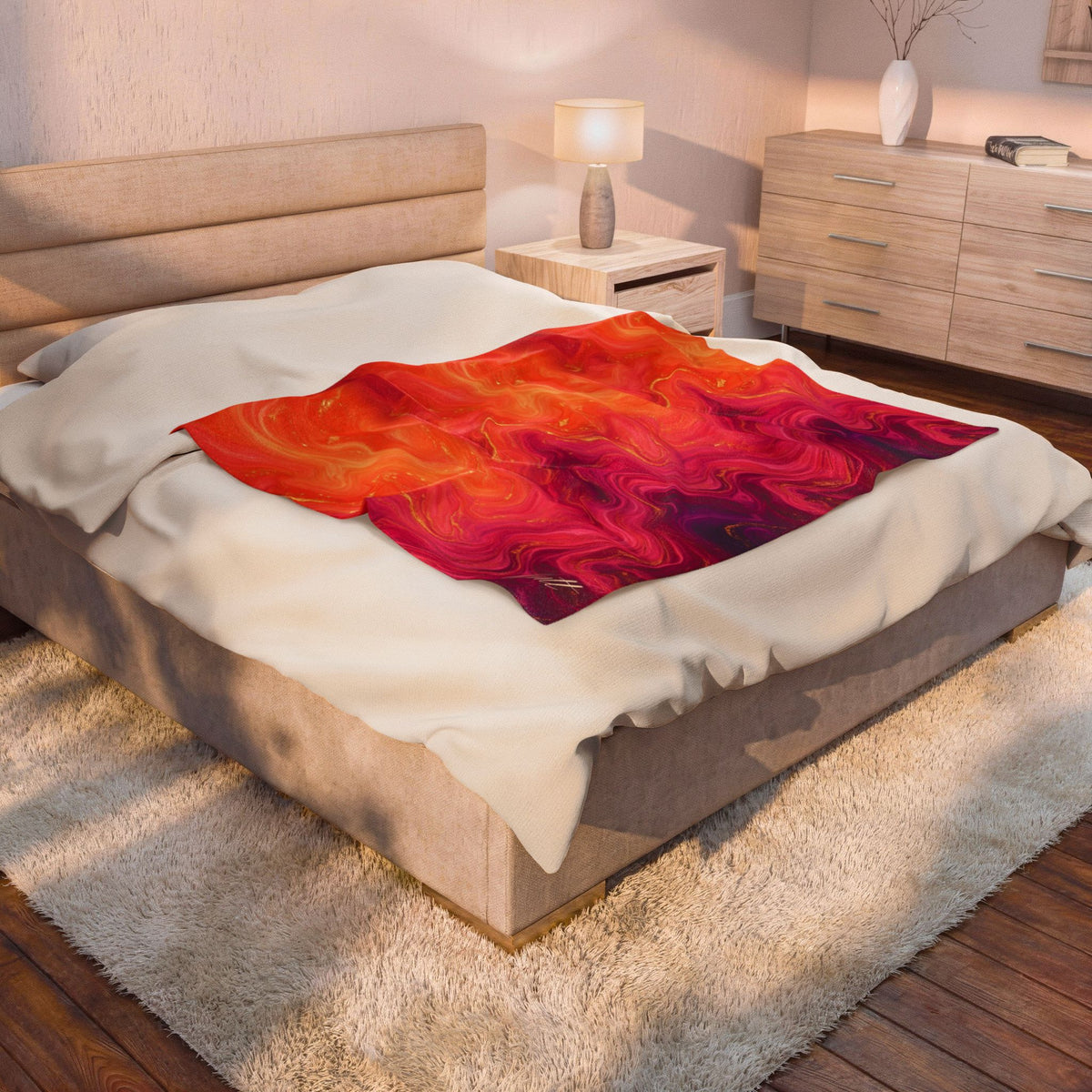 Sunset Marble Blanket