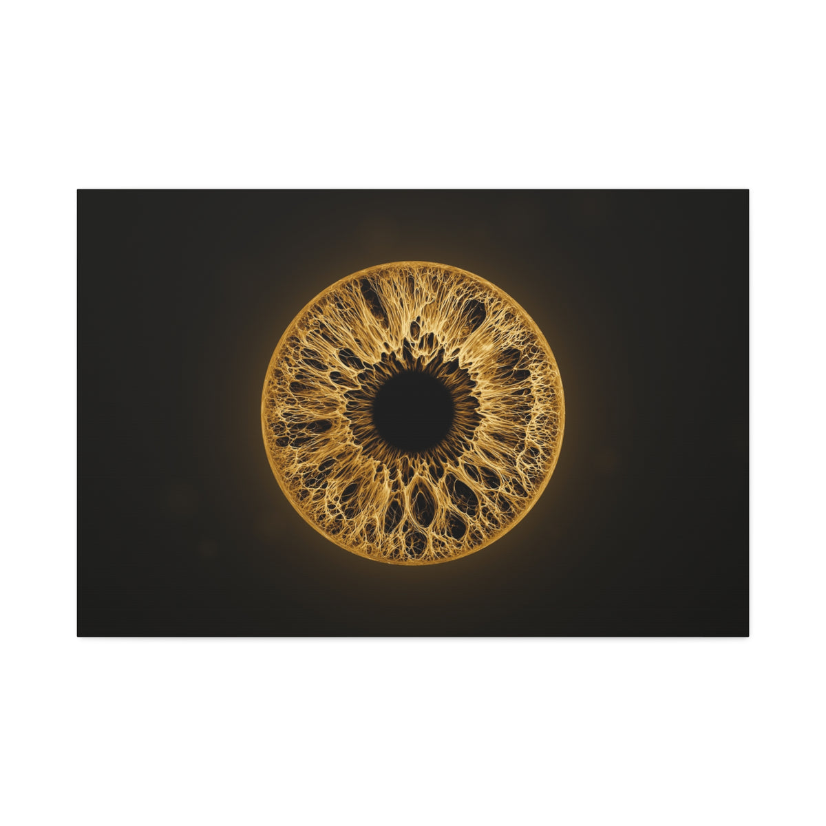 BLXNTT Iris – Lace Web Amber Glossy Canvas