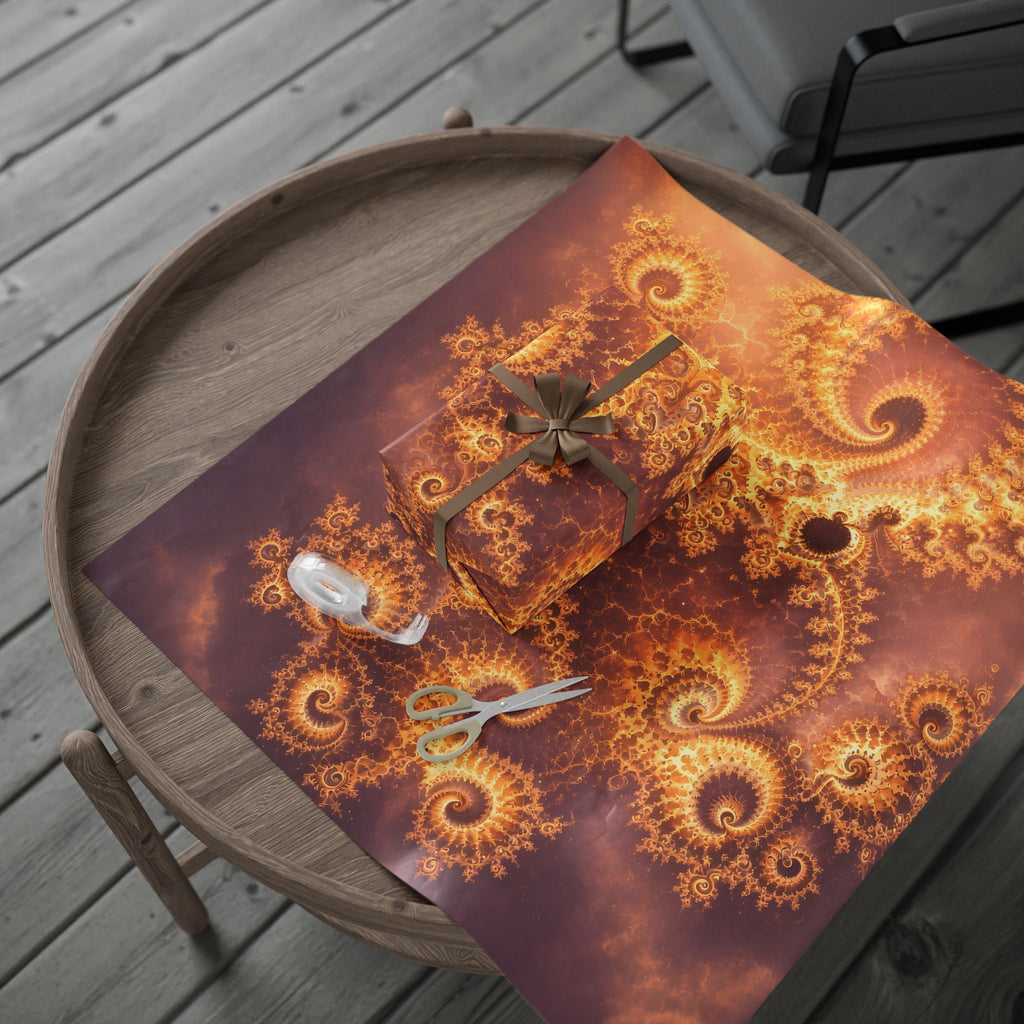 Copper Infinity - Golden Hour Wrapping Paper