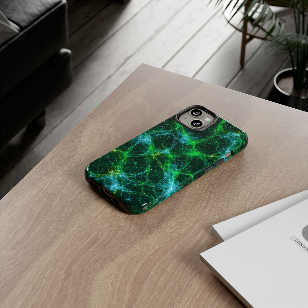 Neon Mycelium - Mermaid Phone Case