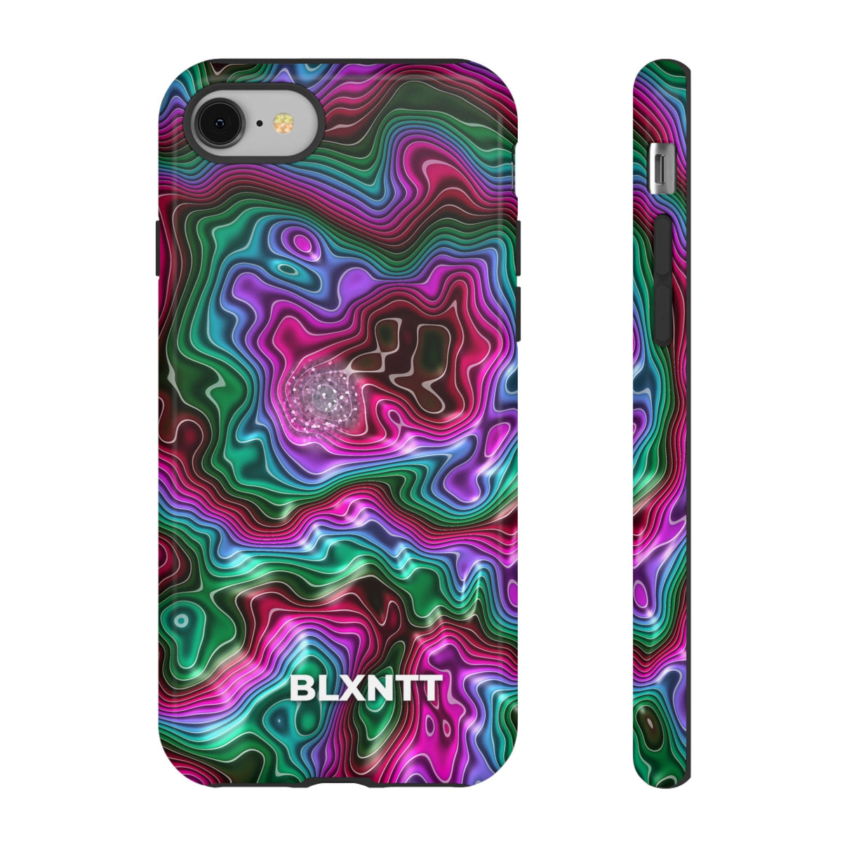 Neon Agate Phone Case