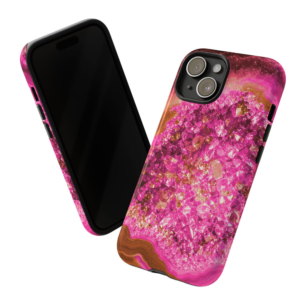 Geode Core - Terracotta Neon Phone Case