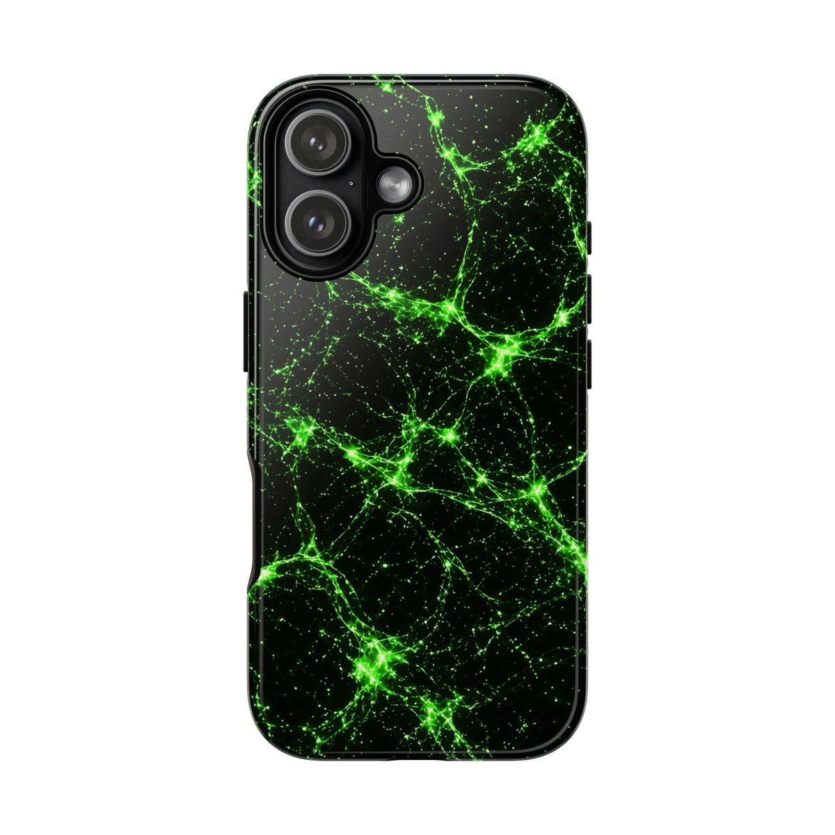 Neon Mycelium - Toxic Lime Phone Case