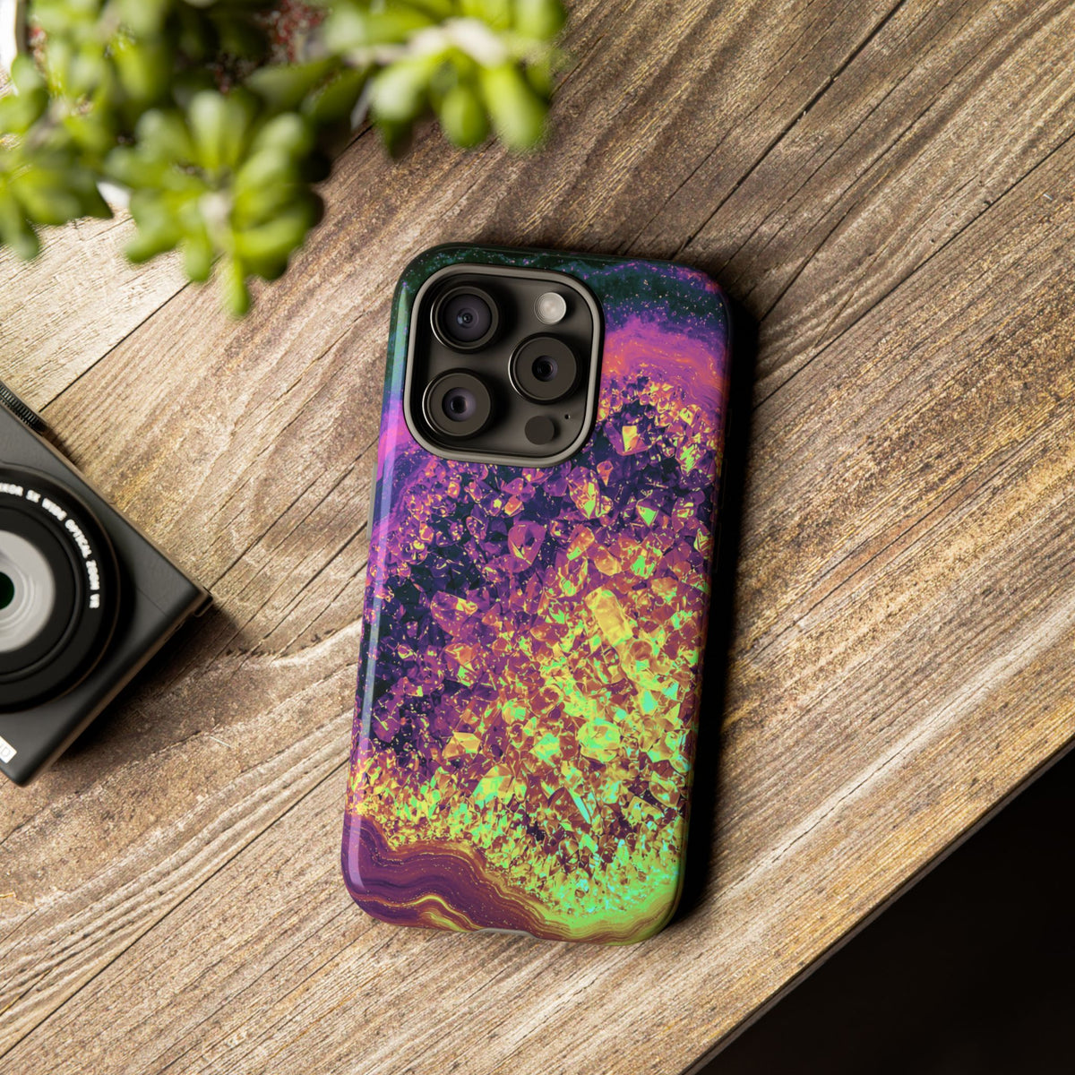 Geode Core - Holographic Phone Case