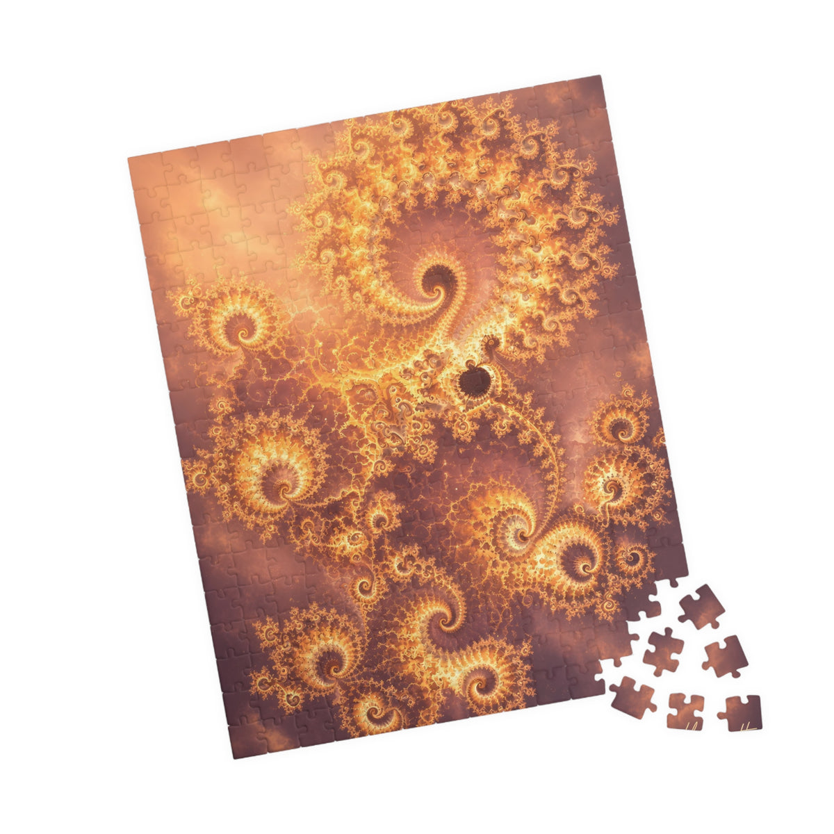 Copper Infinity - Golden Hour Jigsaw Puzzle