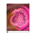 Geode Core - Terracotta Neon Wrapping Paper