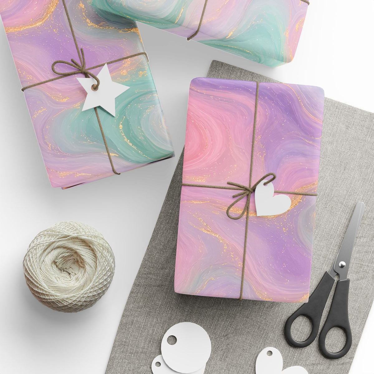 Pastel Marble Wrapping Paper