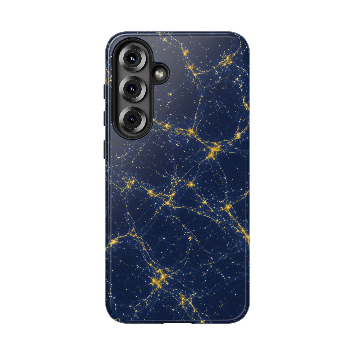 Neon Mycelium - Mustard Navy Phone Case
